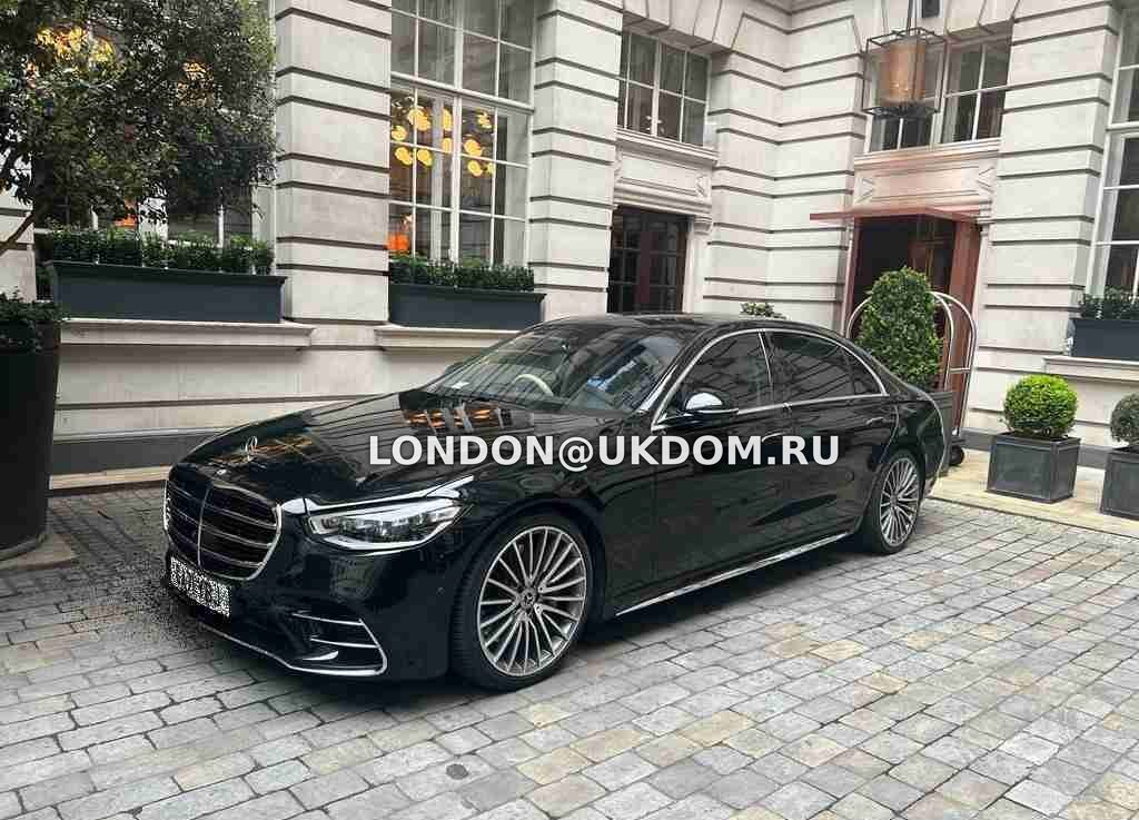 Mercedes-Benz S-Class c водителем в Лондоне london ukdom.ru Аренда Mercedes S-Class W223 с водителем в Лондоне